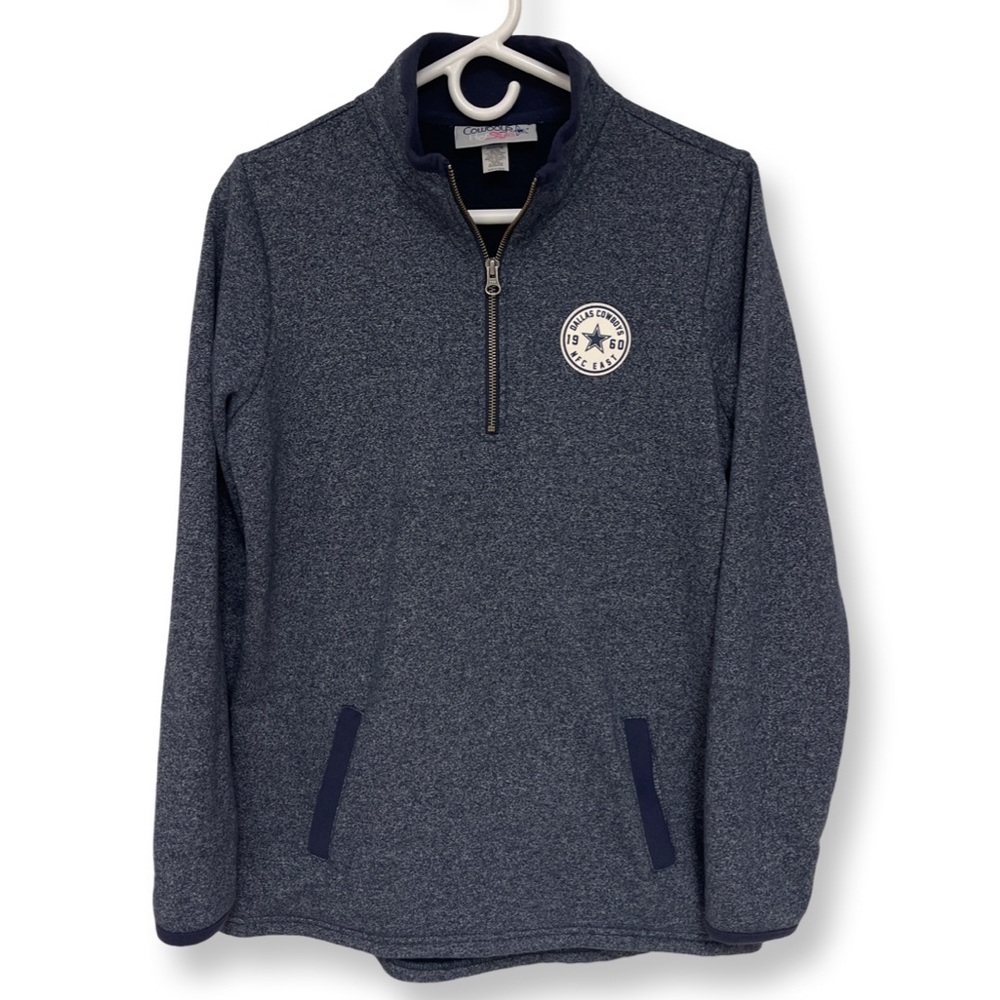 Dallas Cowboys Her Style Club Collection 1/4 Zip Pullover Women’s Medium